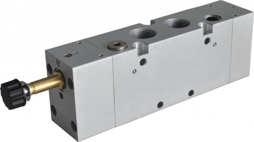 Elektrozawór 5/2 z pilotem G1/2, powrót sprężyną